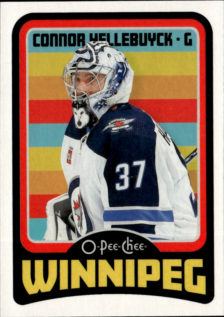 2024-25 Upper Deck O-Pee-Chee - Base - Retro #505 Connor Hellebuyck - Winnipeg Jets - A