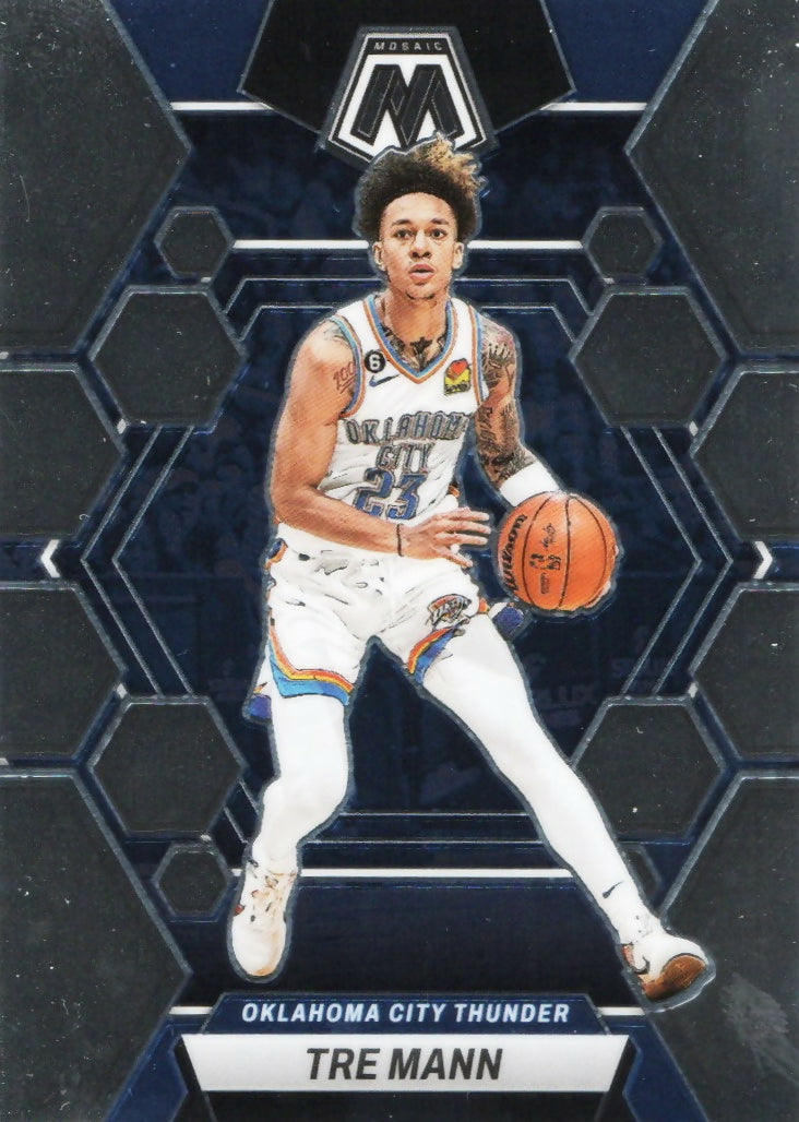 2022-23 Panini Mosaic Basketball - Base #186 Tre Mann - Oklahoma City Thunder - A