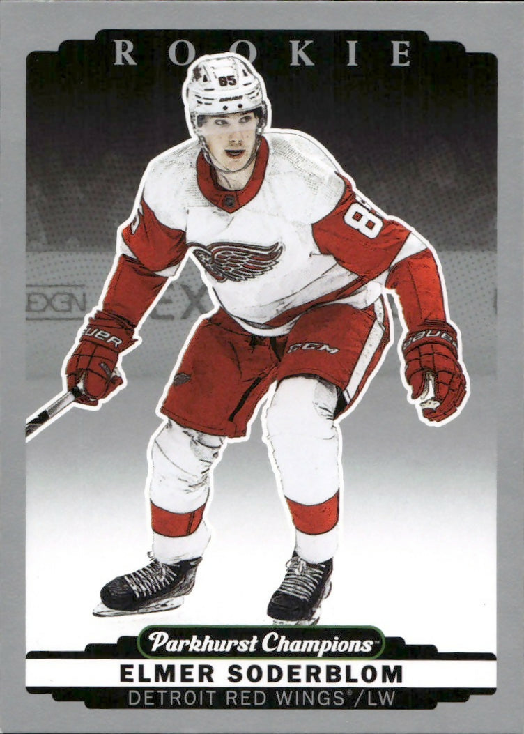 2022-23 Upper Deck Parkhurst Champions - Base - Silver #304 Elmer Soderblom - Detroit Red Wings - A