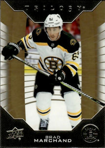 2019-20 Upper Deck Trilogy Hockey - Base #3 Brad Marchand - Boston Bruins