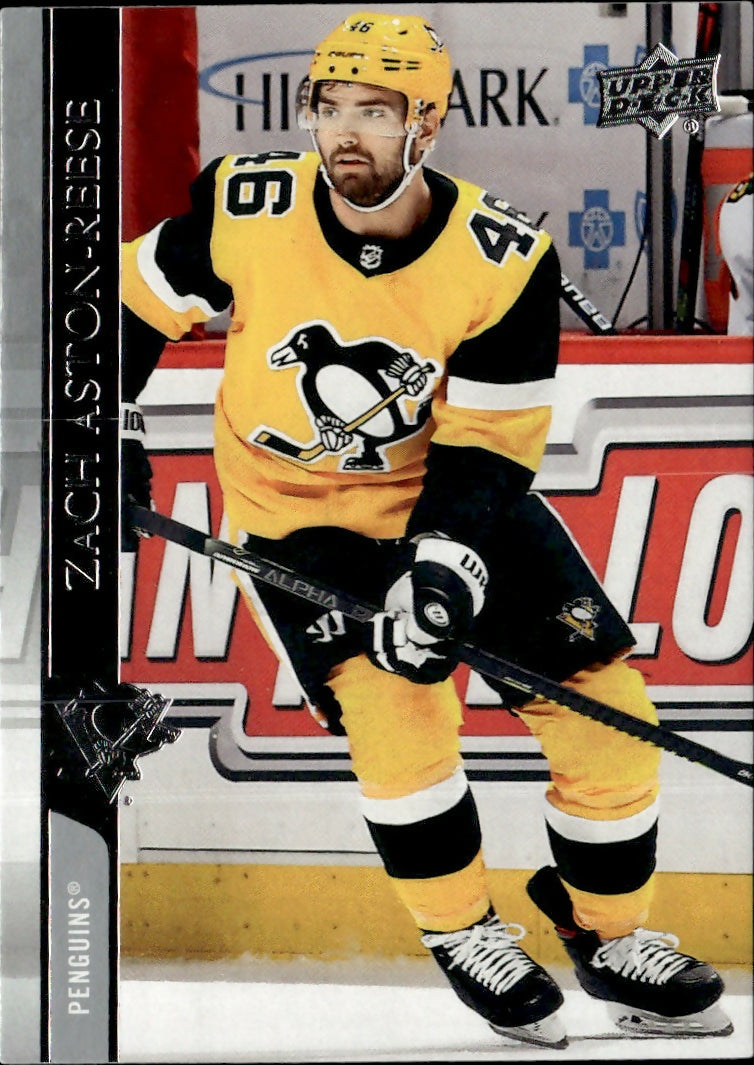 2020-21 Upper Deck Series 2 Hockey - Base #390 Zach Aston-Reece - Pittsburgh Penguins - A