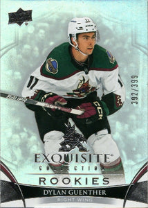 2022-23 Upper Deck Black Diamond Hockey - Exquisite Collection - Rookies :399 #R-DG Dylan Guenther - Arizona Coyotes - A