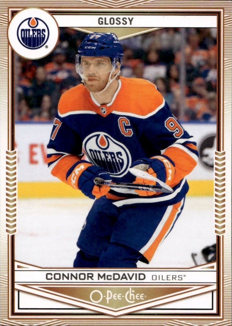 2024-25 Upper Deck Series 1 Hockey - O-Pee-Chee - Glossy #OG-22 Connor McDavid - Edmonton Oilers - A