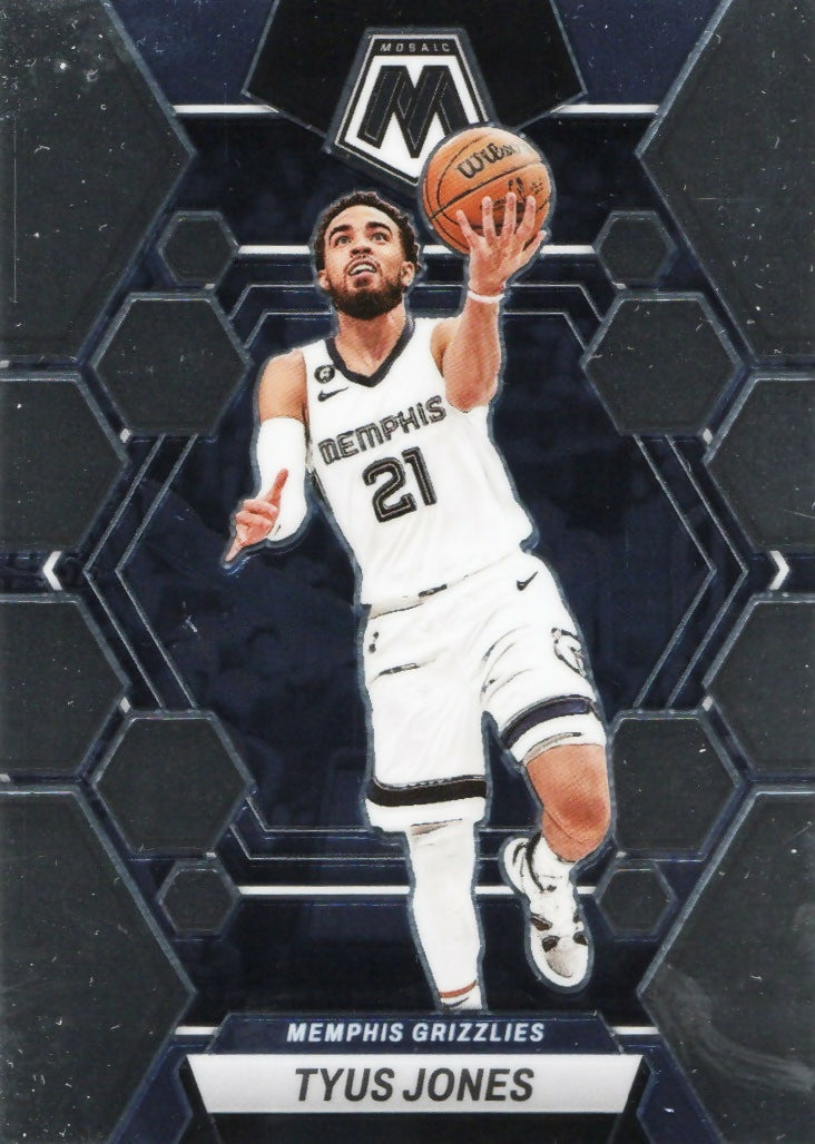 2022-23 Panini Mosaic Basketball - Base #194 Tyus Jones - Memphis Grizzlies - A
