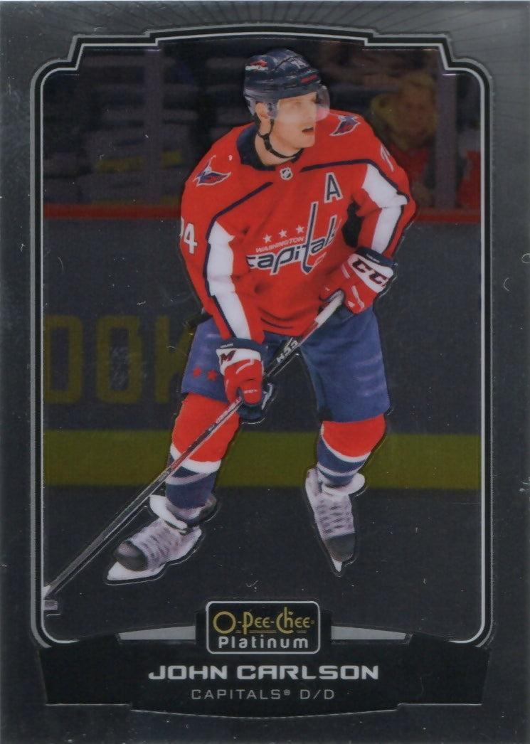 2022-23 Upper Deck O-Pee-Chee Platinum Hockey - Base #58 John Carlson - Washington Capitals