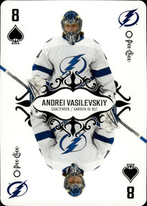 2023-24 Upper Deck O-Pee-Chee Hockey - Playing Cards #8S Andrei Vasilevskiy - Tampa Bay Lightning