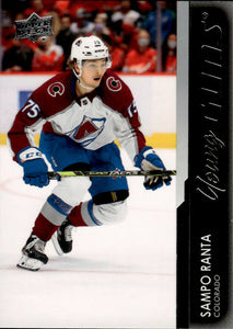 2021-22 Upper Deck Series 2 Hockey - Young Guns #457 Sampo Ranta - Colorado Avalanche - A