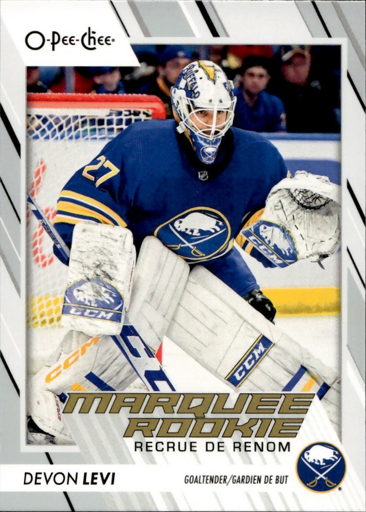 2023-24 Upper Deck O-Pee-Chee Hockey - Base - Marquee Rookies #576 Devon Levi - Buffalo Sabres - A