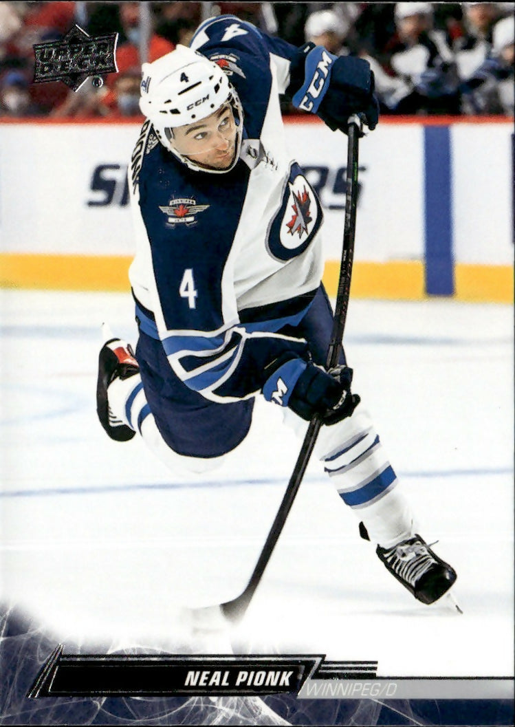 2022-23 Upper Deck Series 1 Hockey - Base #198 Neal Pionk - Winnipeg Jets - A