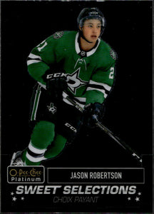 2020-21 Upper Deck O-Pee-Chee Platinum - Sweet Selections #SS-10 Jason Robertson - Dallas Stars - A