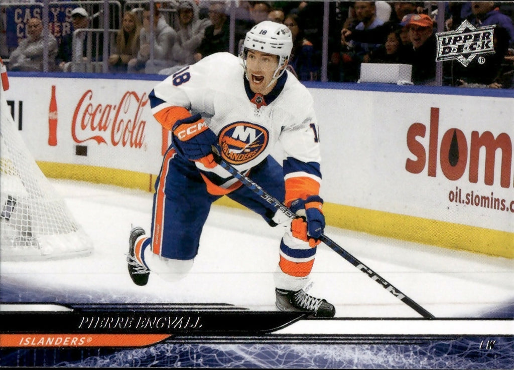 2024-25 Upper Deck Series 1 Hockey - Base #120 Pierre Engvall - New York Islanders - A