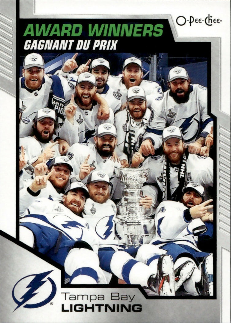 2020-21 Upper Deck O-Pee-Chee Hockey - Base - Award Winners #610 Tampa Bay Lightning