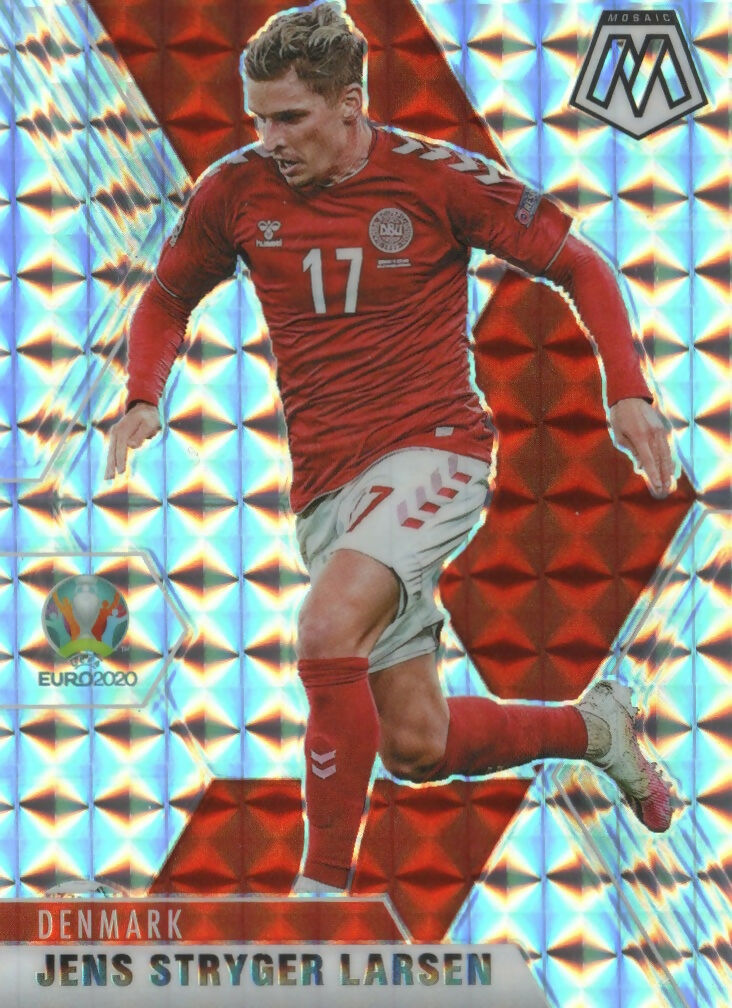 2021 Panini Mosaic UEFA Euro Soccer - Base #37 Jens Stryger Larsen - Denmark