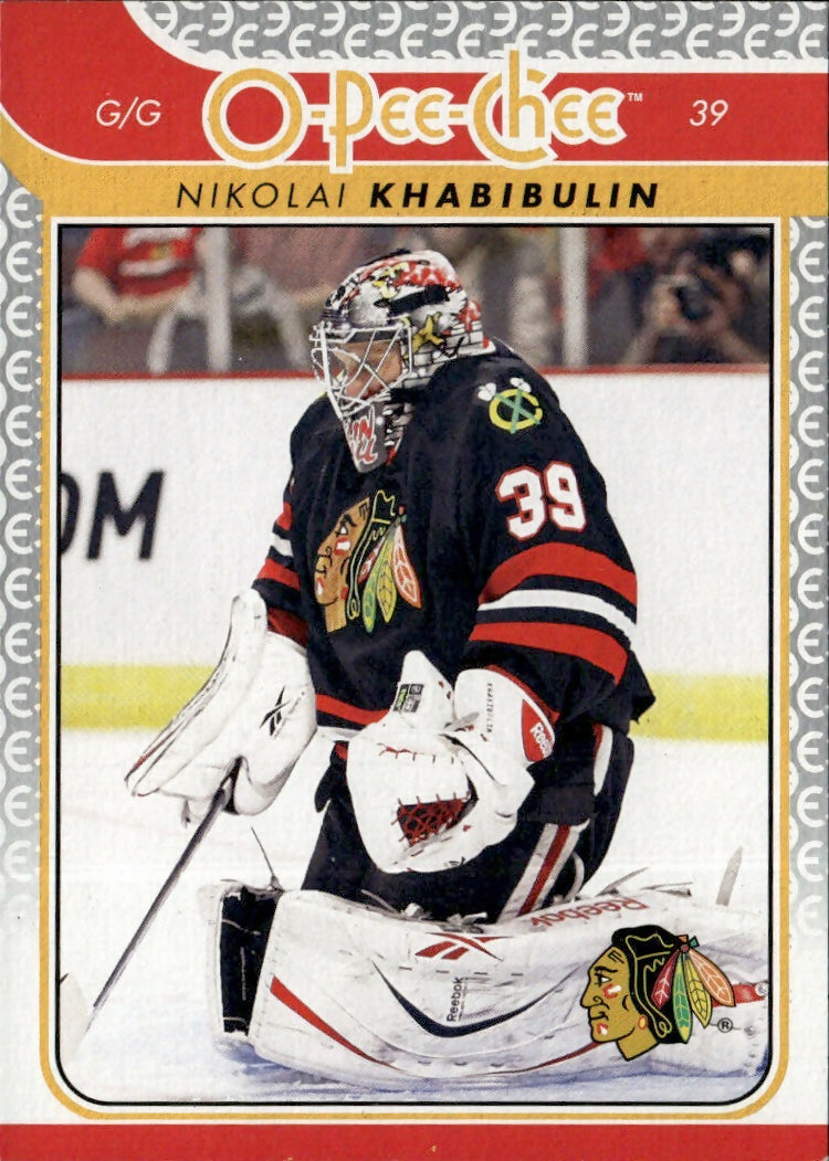 2009-10 Upper Deck O-Pee-Chee - Base #269 Nikolai Khabibulin - Chicago Blackhawks - A