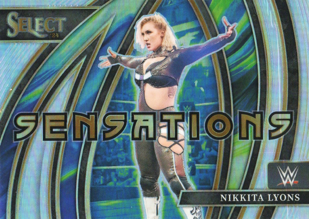 2024 Panini Select WWE - Sensations - Prizm #3 Nikkita Lyons - A
