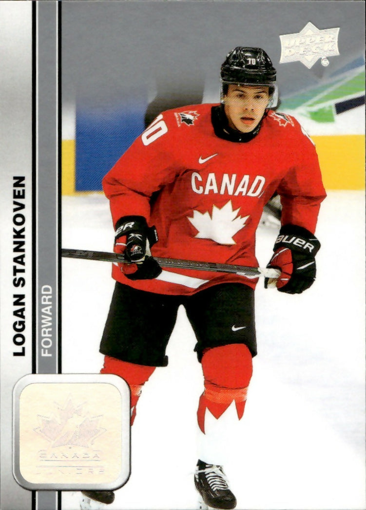 2023 Upper Deck Team Canada - Base #6 Logan Stankoven - A