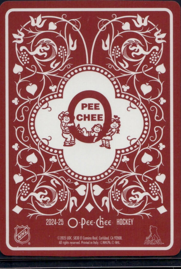 2024-25 Upper Deck O-Pee-Chee Hockey - Playing Card #3D Logan Cooley - Utah Hockey Club - B