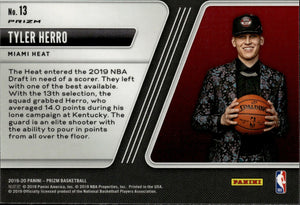 2019-20 Panini Prizm Fast Break - Luck of the Lottery - Fast Break Prizm #13 Tyler Herro - Miami Heat