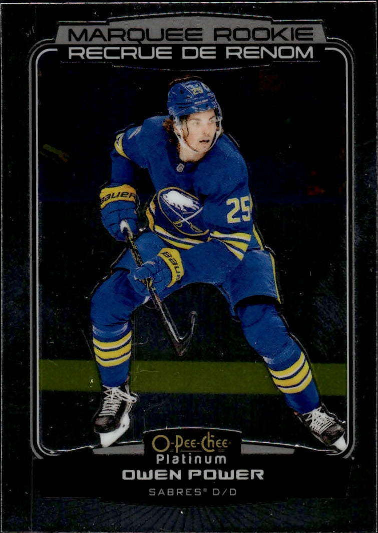 2022-23 Upper Deck O-Pee-Chee Platinum Hockey - Base - Marquee Rookie #201 Owen Power - Buffalo Sabres