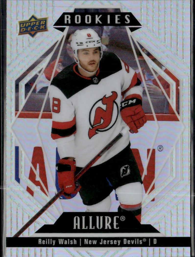 2022-23 Upper Deck Allure Hockey - Base - Rookies #146 Reilly Walsh - New Jersey Devils