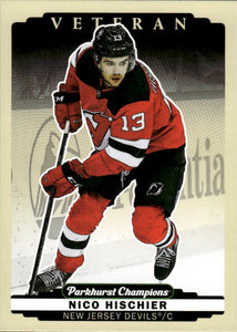 2022-23 Upper Deck Parkhurst Champions - Base - Veteran #55 Nico Hischier - New Jersey Devils