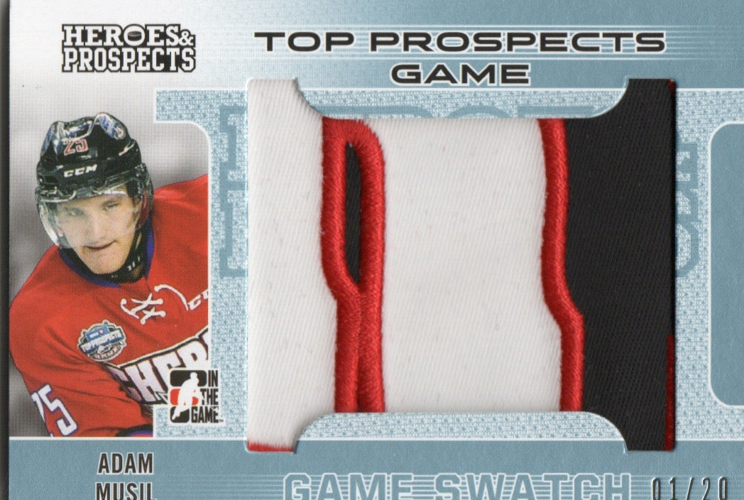 2014-15 In the Game Heroes & Prospects - Top Prospects /20 #TPP-01 Adam Musil - St. Louis Blues