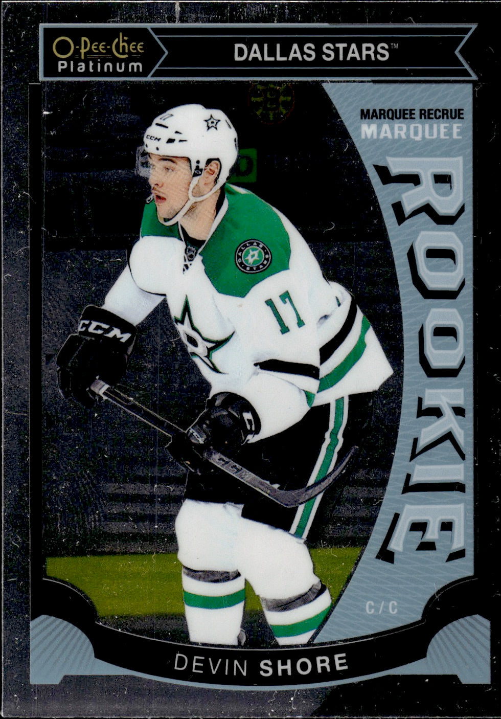 2015-16 O-Pee-Chee Platinum Hockey Marquee Rookies #M14 Devin Shore - Dallas Stars