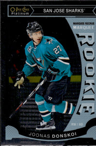 2015-16 O-Pee-Chee Platinum Hockey Marquee Rookies #M16 Joonas Donskoi - San Jose Sharks