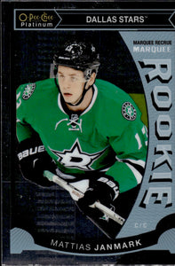 2015-16 O-Pee-Chee Platinum Hockey Marquee Rookies #M17 Mattias Janmark - Dallas Stars