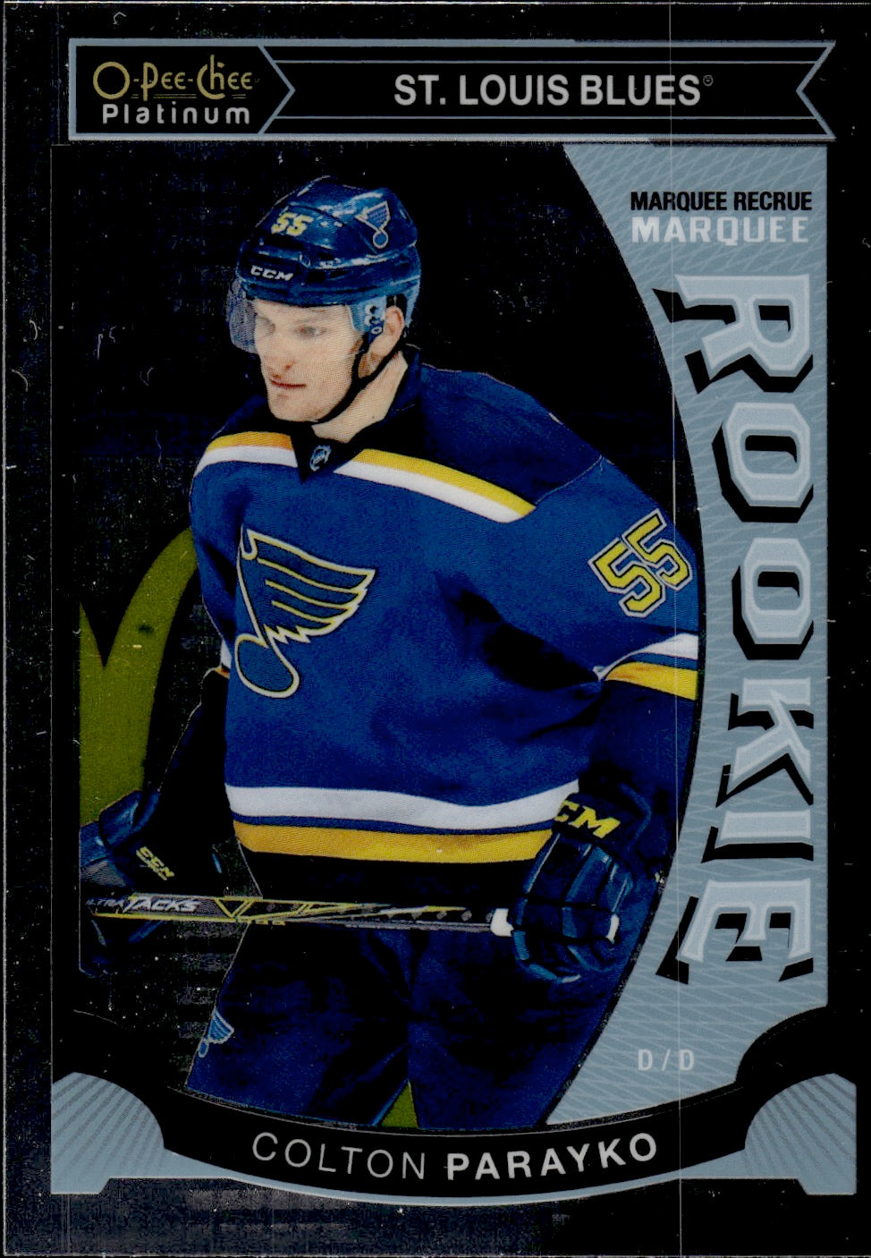 2015-16 O-Pee-Chee Platinum Hockey Marquee Rookies #M24 Colton Parayko - St. Louis Blues