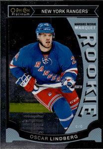 2015-16 O-Pee-Chee Platinum Hockey Marquee Rookies #M34 Oscar Lindberg - New York Rangers