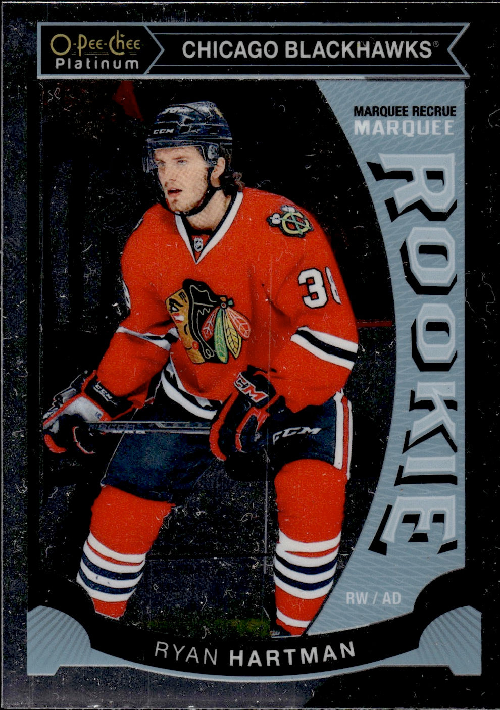 2015-16 O-Pee-Chee Platinum Hockey Marquee Rookies #M3 Ryan Hartman - Chicago Blackhawks