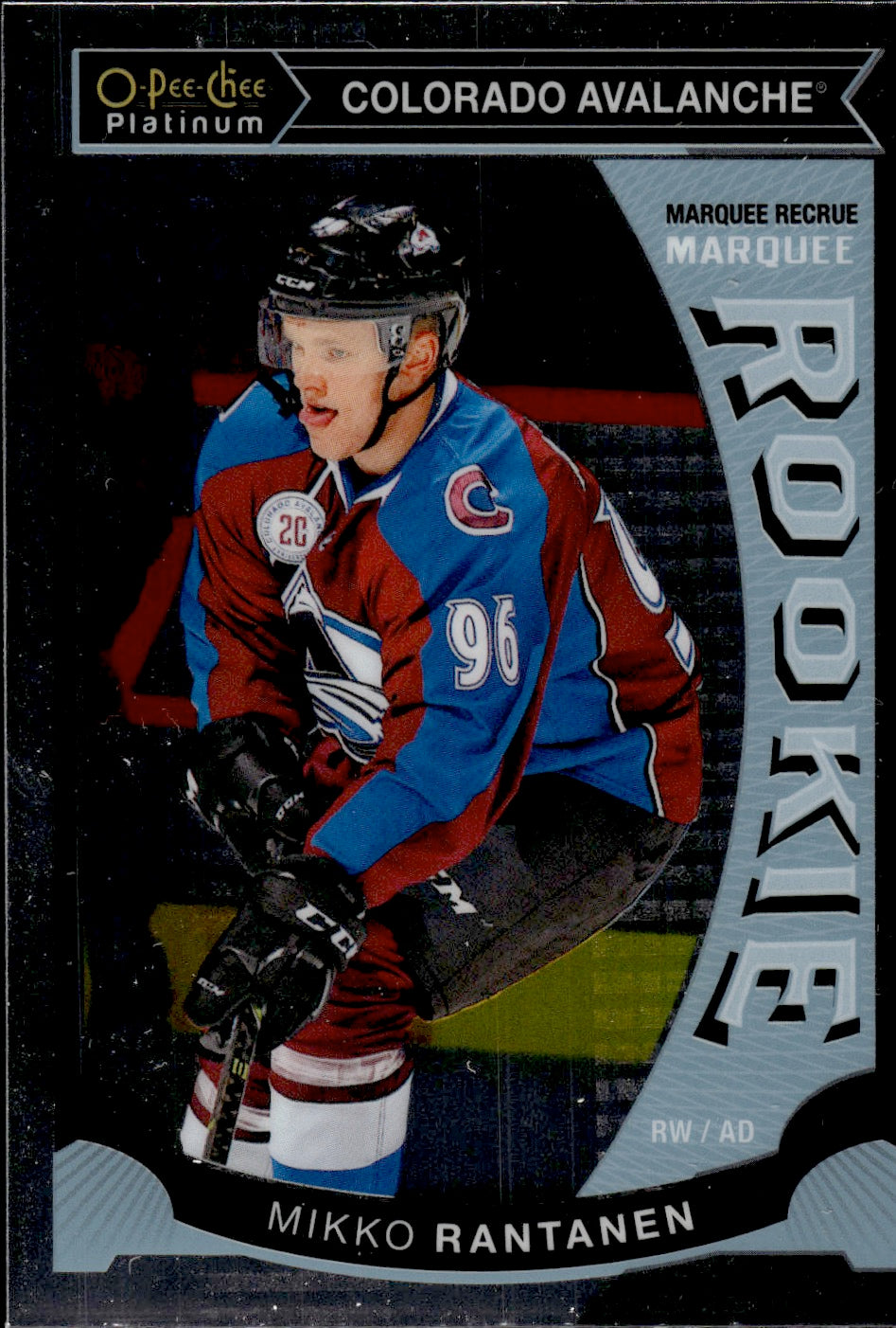 2015-16 O-Pee-Chee Platinum Hockey Marquee Rookies #M42 Mikko Rantanen - Colorado Avalanche
