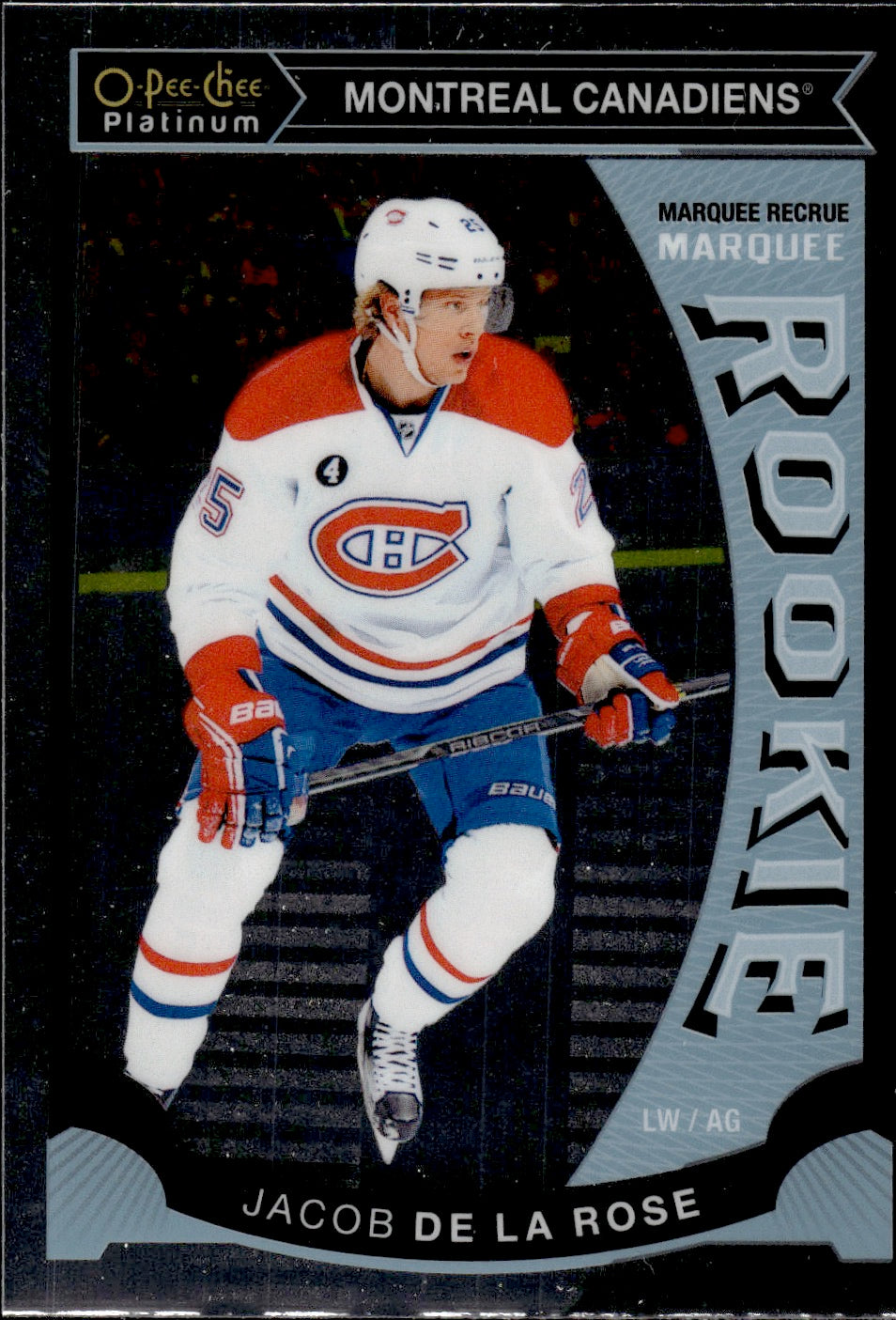 2015-16 O-Pee-Chee Platinum Hockey Marquee Rookies #M4 Jacob De La Rose - Montreal Canadiens