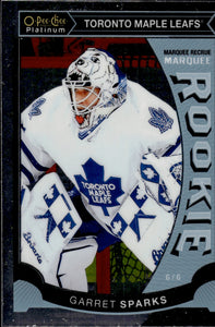 2015-16 O-Pee-Chee Platinum Hockey Marquee Rookies #M7 Garret Sparks - Toronto Maple Leafs