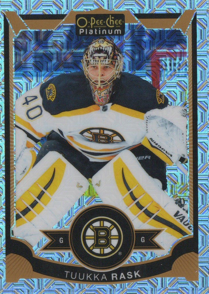 2015-16 Upper Deck O-Pee-Chee Platinum Hockey - Base - Traxx  #55 Tuukka Rask - Boston Bruins