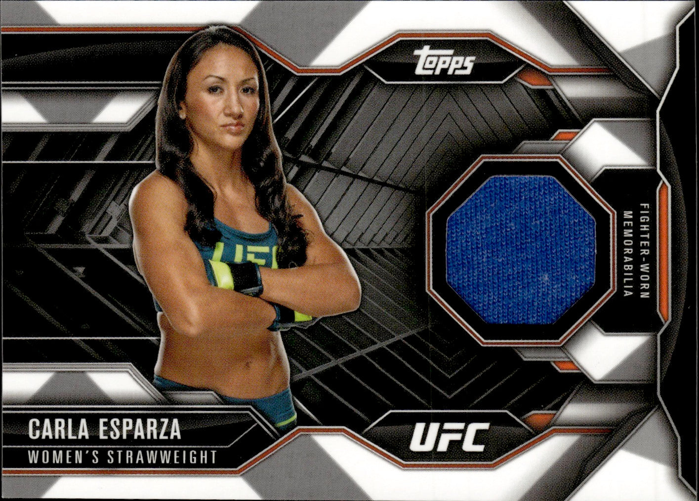 2015 Topps UFC Chronicles Relics #CR-CE Carla Esparza - Strawweight