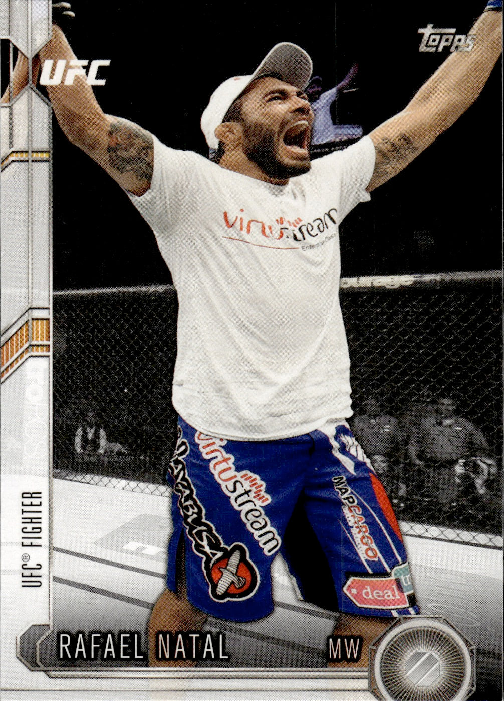 2015 Topps UFC Chronicles #106 Rafeal Natal - Middleweight