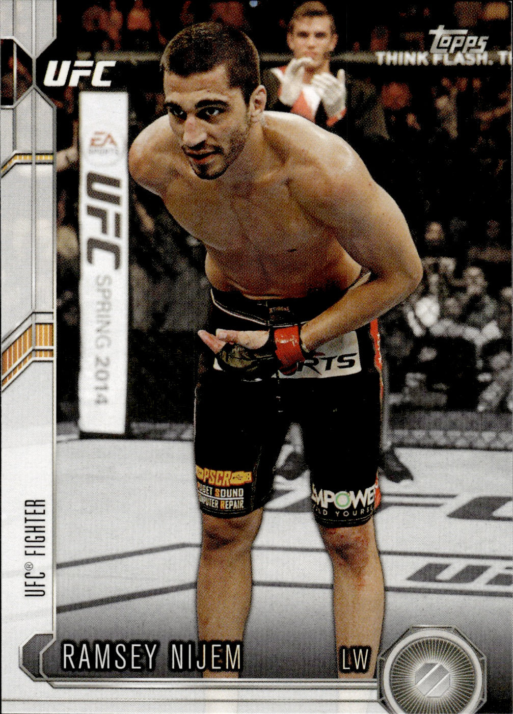 2015 Topps UFC Chronicles #129 Ramsey Nijem - Lightweight