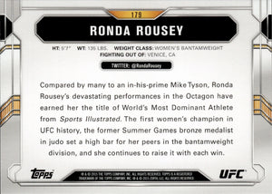 2015 Topps UFC Chronicles #179 Ronda Rousey - Bantamweight