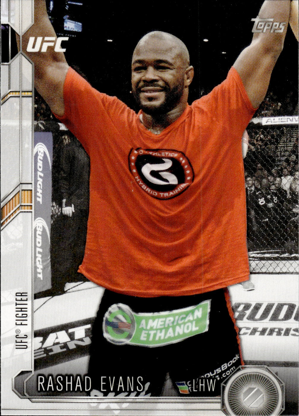 2015 Topps UFC Chronicles #28 Rashad Evans - Light Heavyweight