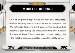 2015 Topps UFC Chronicles #33 Michael Bisping