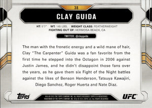 2015 Topps UFC Chronicles #38 Clay Guida - Featherweight