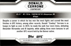 2015 Topps UFC Konckout #92 Donald Cerrone - Lightweight