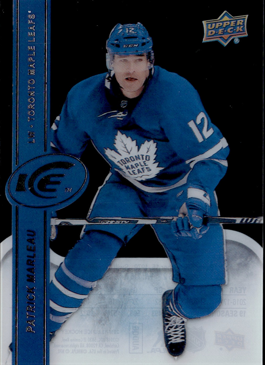 2017-18 Upper Deck Ice Hockey Base #30 Patrick Marleau - Toronto Maple Leafs