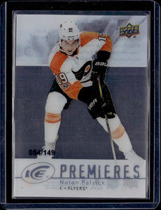 2017-18 Upper Deck Ice Hockey Ice Premiers /149 #10 Nolan Patrick - Philadelphia Flyers