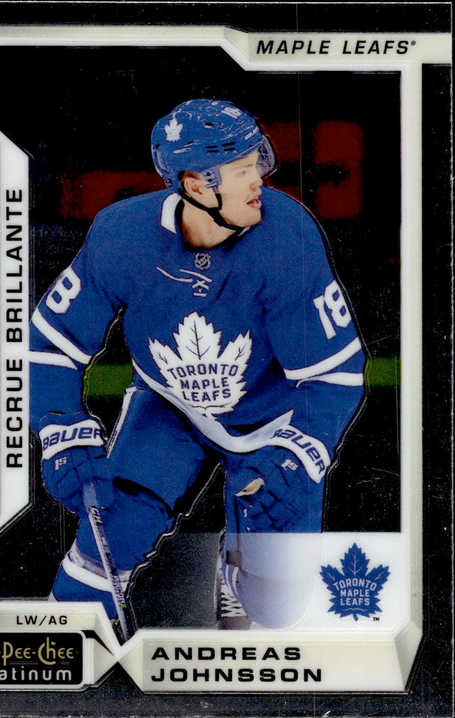 2018-19 O-Pee-Chee Platinum Hockey Marquee Rookies #197 Andreas Johnsson - Toronto Maple Leafs