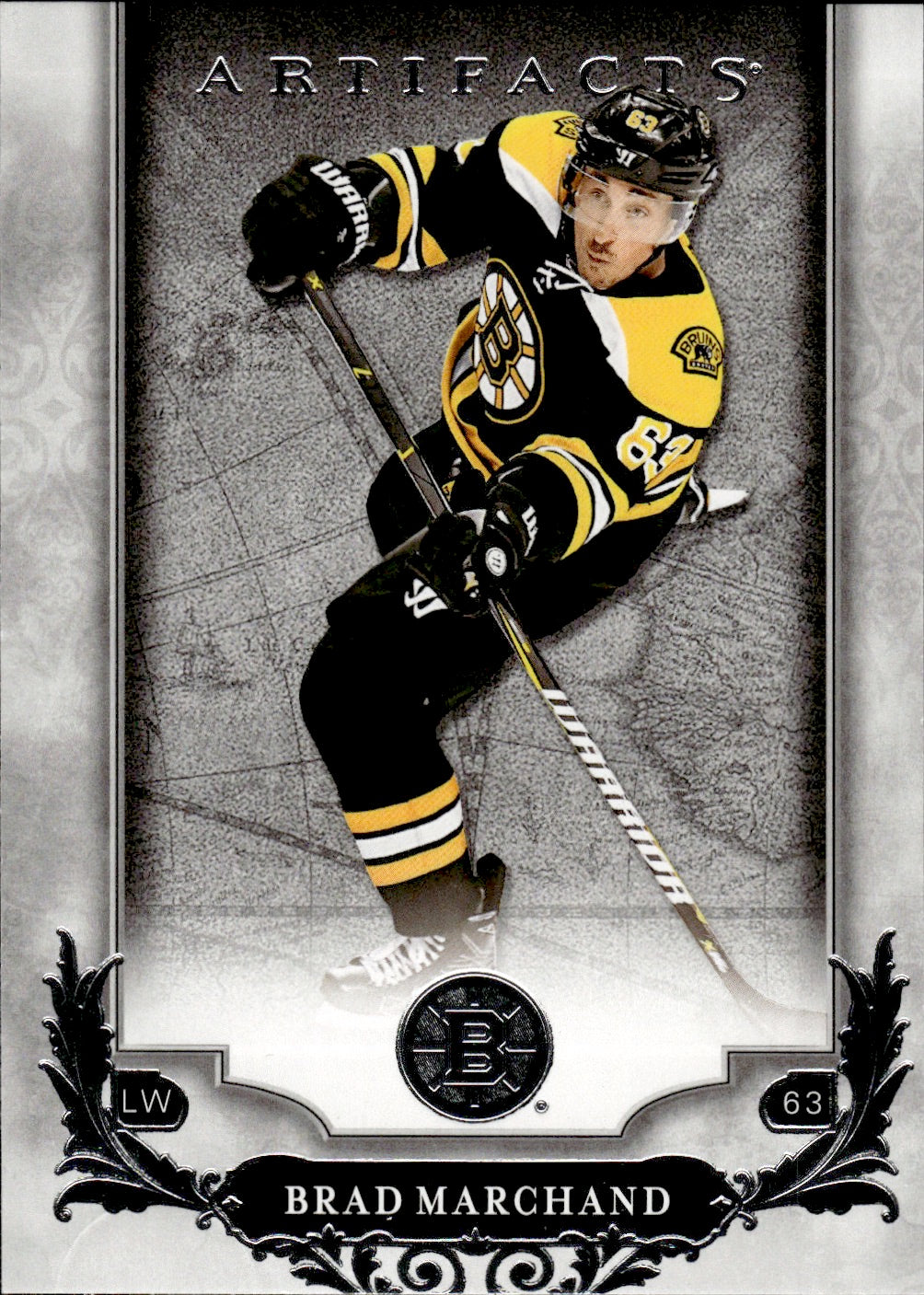 2018-19 Upper Deck Artifacts Hockey Base #34 Brad Marchand - Boston Bruins