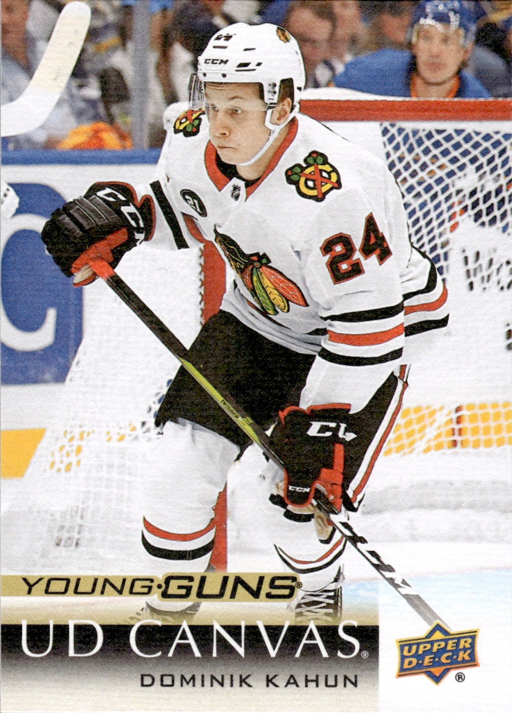 2018-19 Upper Deck Series 1 Hockey - Base - Young Guns Canvas #C93 Dominik Kahun - Chicago Blackhawks