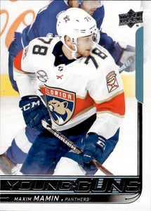 2018-19 Upper Deck Series 1 Hockey - Base - Young Guns #206 Maxim Mamin - Florida Panthers